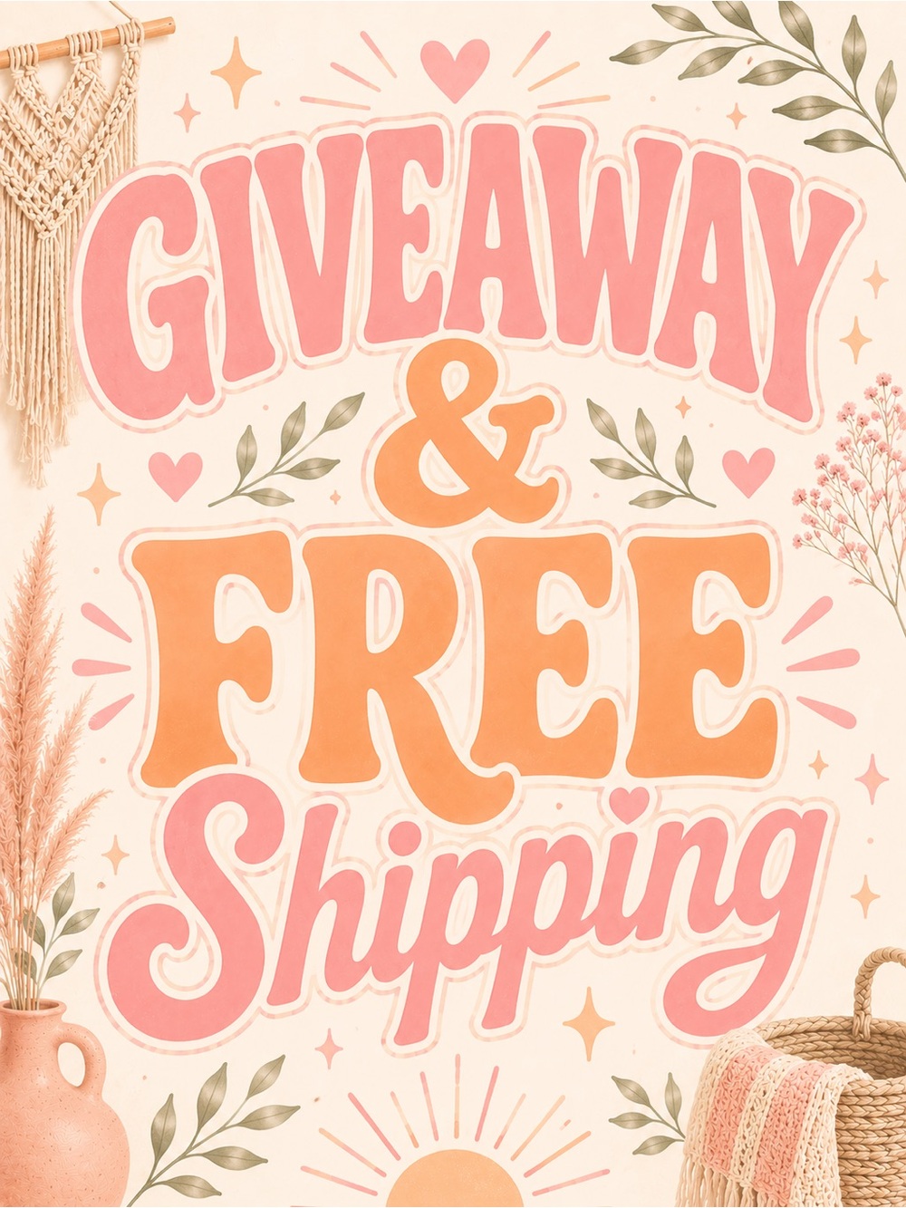 🎉 GIVEAWAY 🎉 + FREE Shipping 🚛